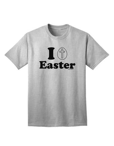 Elevate Your Easter Style with the Exquisite I Egg Cross Adult T-Shirt by TooLoud-Mens T-shirts-TooLoud-AshGray-Small-Davson Sales