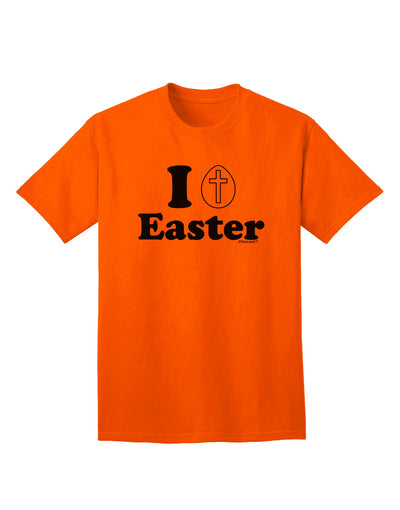 Elevate Your Easter Style with the Exquisite I Egg Cross Adult T-Shirt by TooLoud-Mens T-shirts-TooLoud-Orange-Small-Davson Sales
