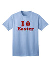 Elevate Your Easter Style with the I Egg Cross Easter Red Glitter Adult T-Shirt by TooLoud-Mens T-shirts-TooLoud-Light-Blue-Small-Davson Sales