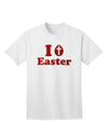 Elevate Your Easter Style with the I Egg Cross Easter Red Glitter Adult T-Shirt by TooLoud-Mens T-shirts-TooLoud-White-Small-Davson Sales