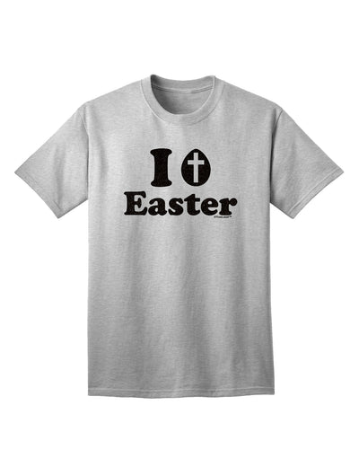 Elevate Your Easter Style with the Sophisticated I Egg Cross Easter - Black Glitter Adult T-Shirt by TooLoud-Mens T-shirts-TooLoud-AshGray-Small-Davson Sales