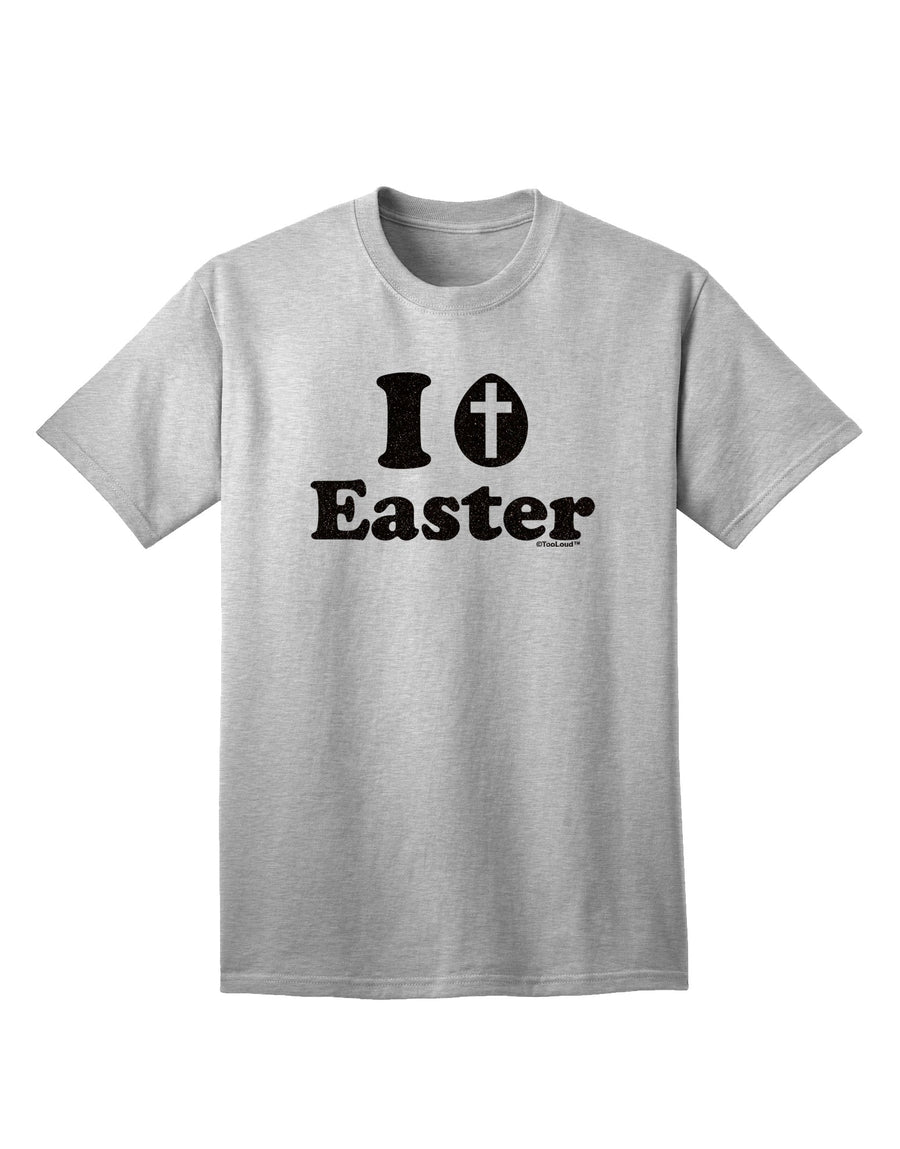 Elevate Your Easter Style with the Sophisticated I Egg Cross Easter - Black Glitter Adult T-Shirt by TooLoud-Mens T-shirts-TooLoud-White-Small-Davson Sales