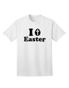 Elevate Your Easter Style with the Sophisticated I Egg Cross Easter - Black Glitter Adult T-Shirt by TooLoud-Mens T-shirts-TooLoud-White-Small-Davson Sales