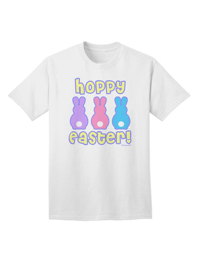 Elevate Your Easter Style with the Three Easter Bunnies - Hoppy Easter Adult T-Shirt from TooLoud-Mens T-shirts-TooLoud-White-Small-Davson Sales