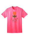 Elevate Your Style with the Easter Tulip Design - Yellow Adult T-Shirt from TooLoud-Mens T-shirts-TooLoud-Neon-Pink-Small-Davson Sales