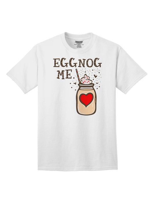 Elevate Your Style with the Eggnog Me Adult T-Shirt-Mens T-shirts-TooLoud-White-Small-Davson Sales