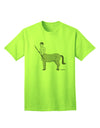 Elevate Your Style with the Exquisite Greek Mythology Centaur Design - Grayscale Adult T-Shirt from TooLoud-Mens T-shirts-TooLoud-Neon-Green-Small-Davson Sales