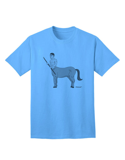 Elevate Your Style with the Exquisite Greek Mythology Centaur Design - Grayscale Adult T-Shirt from TooLoud-Mens T-shirts-TooLoud-Aquatic-Blue-Small-Davson Sales