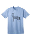 Elevate Your Style with the Exquisite Greek Mythology Centaur Design - Grayscale Adult T-Shirt from TooLoud-Mens T-shirts-TooLoud-Light-Blue-Small-Davson Sales