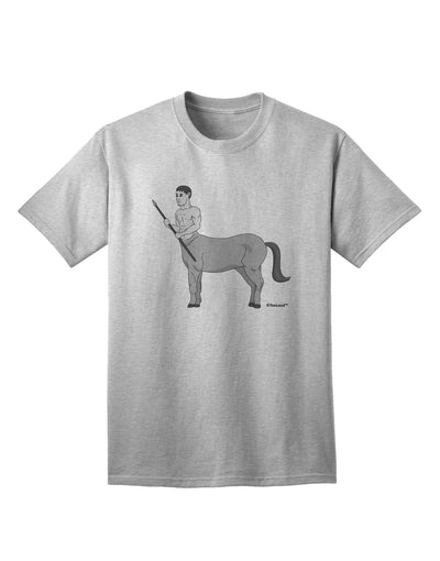 Elevate Your Style with the Exquisite Greek Mythology Centaur Design - Grayscale Adult T-Shirt from TooLoud-Mens T-shirts-TooLoud-AshGray-Small-Davson Sales