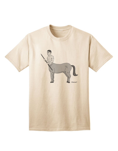 Elevate Your Style with the Exquisite Greek Mythology Centaur Design - Grayscale Adult T-Shirt from TooLoud-Mens T-shirts-TooLoud-Natural-Small-Davson Sales