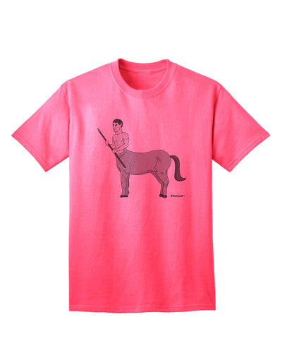 Elevate Your Style with the Exquisite Greek Mythology Centaur Design - Grayscale Adult T-Shirt from TooLoud-Mens T-shirts-TooLoud-Neon-Pink-Small-Davson Sales