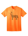 Elevate Your Style with the Exquisite Greek Mythology Centaur Design - Grayscale Adult T-Shirt from TooLoud-Mens T-shirts-TooLoud-Neon-Orange-Small-Davson Sales