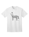 Elevate Your Style with the Exquisite Greek Mythology Centaur Design - Grayscale Adult T-Shirt from TooLoud-Mens T-shirts-TooLoud-White-Small-Davson Sales