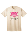 Elevate Your Style with the Exquisite Lotus Flower Design Gradient - Text Adult T-Shirt by TooLoud-Mens T-shirts-TooLoud-Natural-Small-Davson Sales