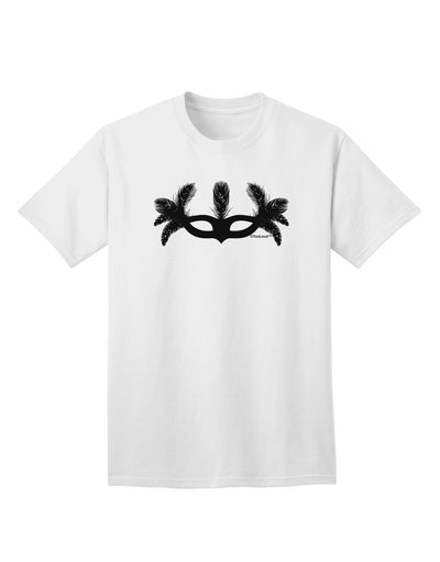 Elevate Your Style with the Exquisite Masquerade Mask Silhouette Adult T-Shirt by TooLoud-Mens T-shirts-TooLoud-White-Small-Davson Sales