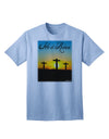 Elevate Your Style with the Exquisite Three Crosses Sunrise - He Is Risen Adult T-Shirt by TooLoud-Mens T-shirts-TooLoud-Light-Blue-Small-Davson Sales