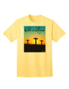 Elevate Your Style with the Exquisite Three Crosses Sunrise - He Is Risen Adult T-Shirt by TooLoud-Mens T-shirts-TooLoud-Yellow-Small-Davson Sales