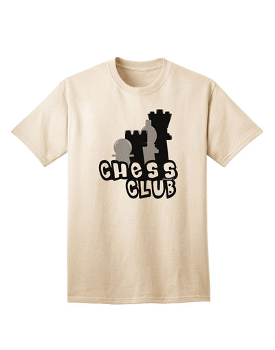 Elevate Your Style with the Sophisticated Chess Club Adult T-Shirt by TooLoud-Mens T-shirts-TooLoud-Natural-Small-Davson Sales