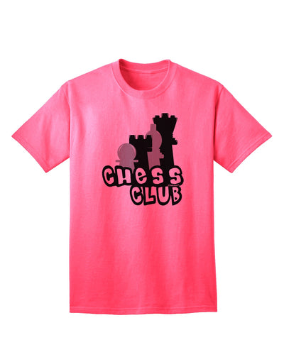 Elevate Your Style with the Sophisticated Chess Club Adult T-Shirt by TooLoud-Mens T-shirts-TooLoud-Neon-Pink-Small-Davson Sales