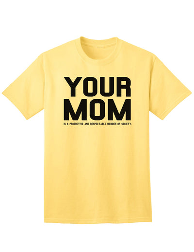 Elevate Your Style with the Sophisticated Respectable Adult T-Shirt-Mens T-shirts-TooLoud-Yellow-Small-Davson Sales