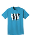 Eleven Pipers Piping Adult Dark T-Shirt-Mens T-Shirt-TooLoud-Turquoise-Small-Davson Sales