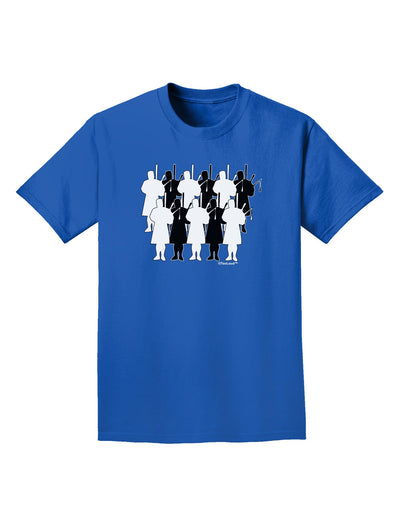 Eleven Pipers Piping Adult Dark T-Shirt-Mens T-Shirt-TooLoud-Royal-Blue-Small-Davson Sales