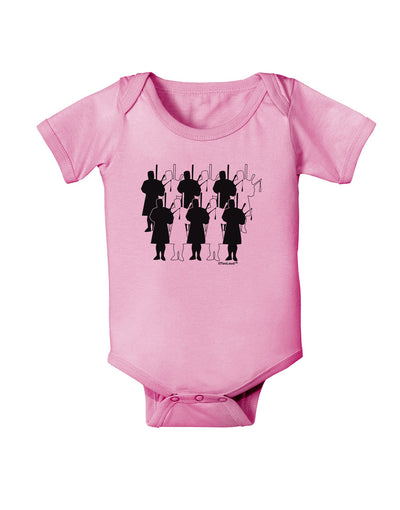 Eleven Pipers Piping Baby Romper Bodysuit-Baby Romper-TooLoud-Pink-06-Months-Davson Sales