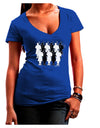 Eleven Pipers Piping Juniors V-Neck Dark T-Shirt-Womens V-Neck T-Shirts-TooLoud-Royal-Blue-Juniors Fitted Small-Davson Sales