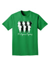 Eleven Pipers Piping Text Adult Dark T-Shirt-Mens T-Shirt-TooLoud-Kelly-Green-Small-Davson Sales