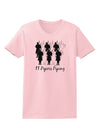 Eleven Pipers Piping Text Womens T-Shirt-Womens T-Shirt-TooLoud-PalePink-X-Small-Davson Sales