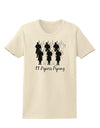 Eleven Pipers Piping Text Womens T-Shirt-Womens T-Shirt-TooLoud-Natural-X-Small-Davson Sales