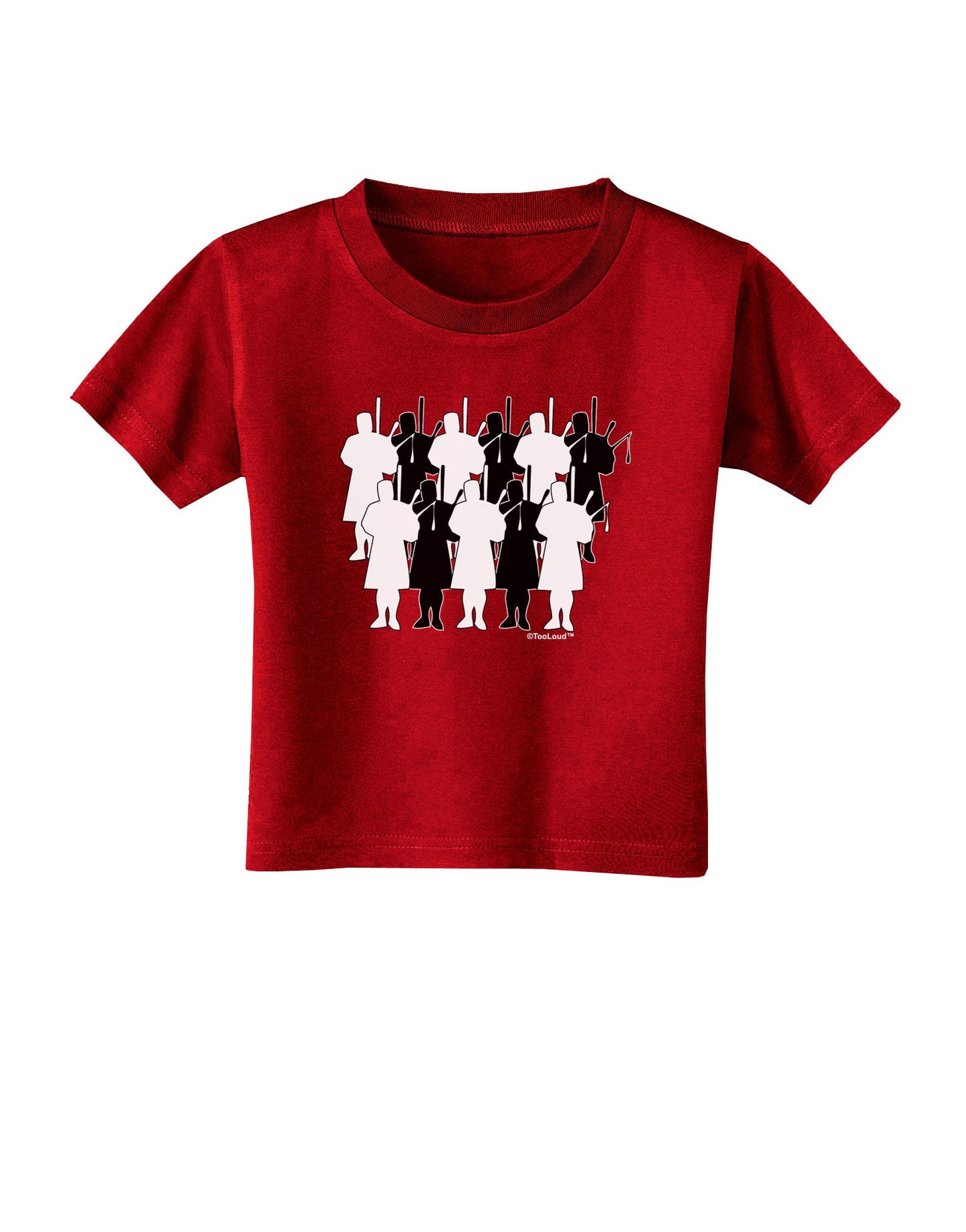 Eleven Pipers Piping Toddler T-Shirt Dark-Toddler T-Shirt-TooLoud-Red-2T-Davson Sales