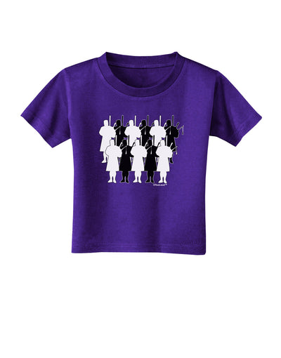 Eleven Pipers Piping Toddler T-Shirt Dark-Toddler T-Shirt-TooLoud-Purple-2T-Davson Sales