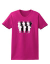 Eleven Pipers Piping Womens Dark T-Shirt-TooLoud-Hot-Pink-Small-Davson Sales