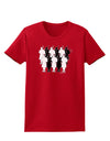 Eleven Pipers Piping Womens Dark T-Shirt-TooLoud-Red-X-Small-Davson Sales