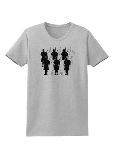 Eleven Pipers Piping Womens T-Shirt-Womens T-Shirt-TooLoud-AshGray-X-Small-Davson Sales