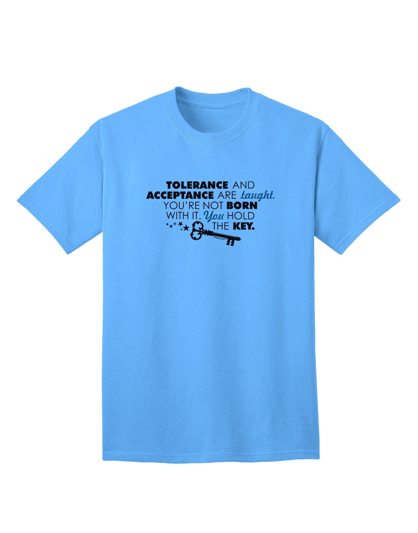 Embrace Diversity: Tolerance and Acceptance Adult T-Shirt Collection-Mens T-shirts-TooLoud-Aquatic-Blue-Small-Davson Sales