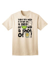 Embrace Life's Essence with a Dash of Humor: Discover the Take Life with a Grain of Salt and a Shot of Tequila Adult T-Shirt by TooLoud-Mens T-shirts-TooLoud-Natural-Small-Davson Sales