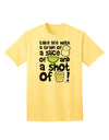 Embrace Life's Essence with a Dash of Humor: Discover the Take Life with a Grain of Salt and a Shot of Tequila Adult T-Shirt by TooLoud-Mens T-shirts-TooLoud-Yellow-Small-Davson Sales