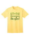 Embrace the Fun: 'Let the Shenanigans Begin' Adult T-Shirt Collection-Mens T-shirts-TooLoud-Yellow-Small-Davson Sales