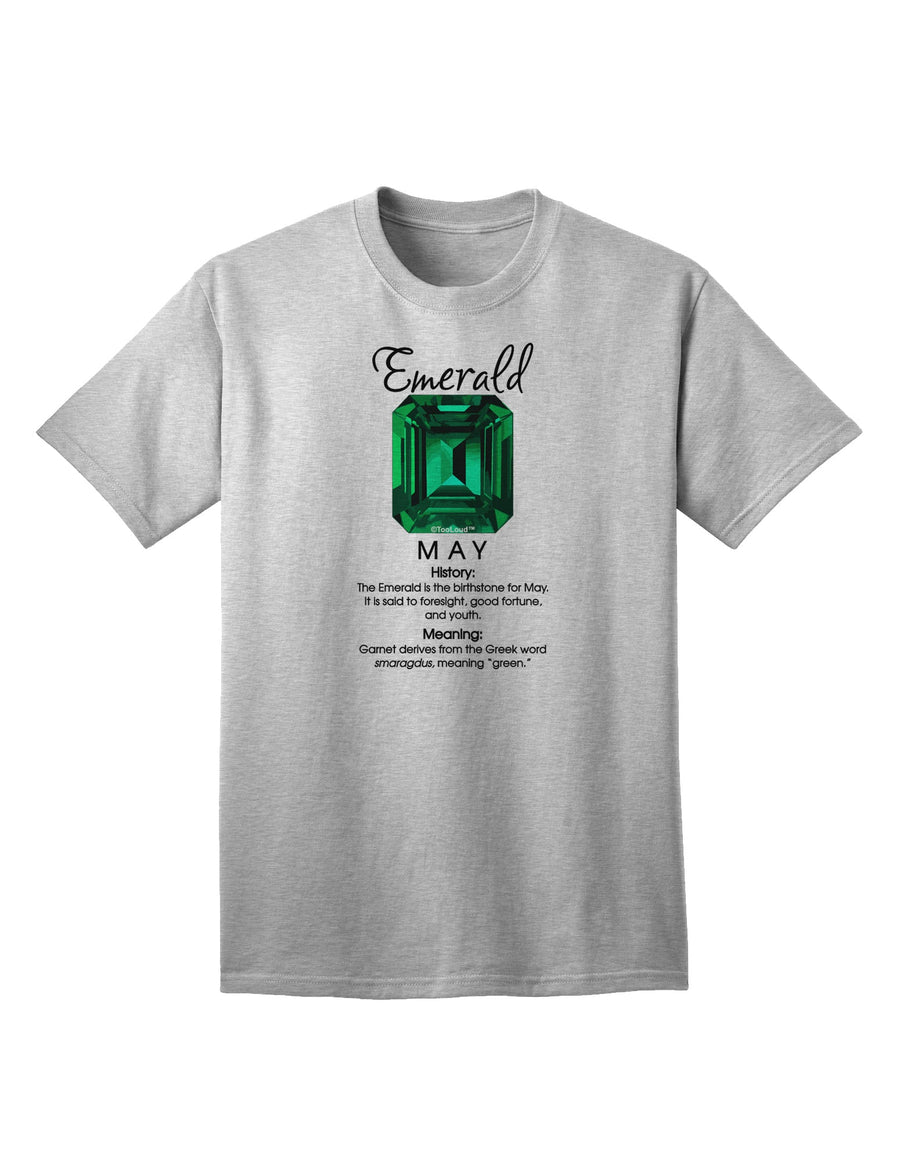 Emerald Birthstone Collection: Premium Adult T-Shirt-Mens T-shirts-TooLoud-White-Small-Davson Sales