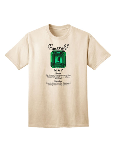 Emerald Birthstone Collection: Premium Adult T-Shirt-Mens T-shirts-TooLoud-Natural-Small-Davson Sales