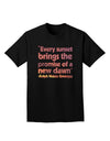 Emerson Sunset Quote Adult Dark T-Shirt-Mens T-Shirt-TooLoud-Black-Small-Davson Sales