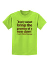 Emerson Sunset Quote Childrens T-Shirt-Childrens T-Shirt-TooLoud-Lime-Green-X-Small-Davson Sales