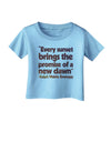 Emerson Sunset Quote Infant T-Shirt-Infant T-Shirt-TooLoud-Aquatic-Blue-06-Months-Davson Sales