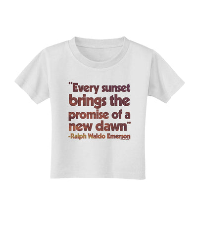 Emerson Sunset Quote Toddler T-Shirt-Toddler T-Shirt-TooLoud-White-2T-Davson Sales