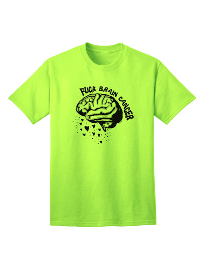 Empower Your Cause with the Brain Cancer Awareness Adult T-Shirt by TooLoud-Mens T-shirts-TooLoud-Neon-Green-Small-Davson Sales