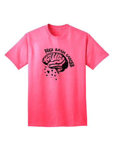 Empower Your Cause with the Brain Cancer Awareness Adult T-Shirt by TooLoud-Mens T-shirts-TooLoud-Neon-Pink-Small-Davson Sales