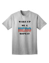 Empower Yourself with the Wake Up Be A Hero Repeat Adult T-Shirt from TooLoud-Mens T-shirts-TooLoud-AshGray-Small-Davson Sales